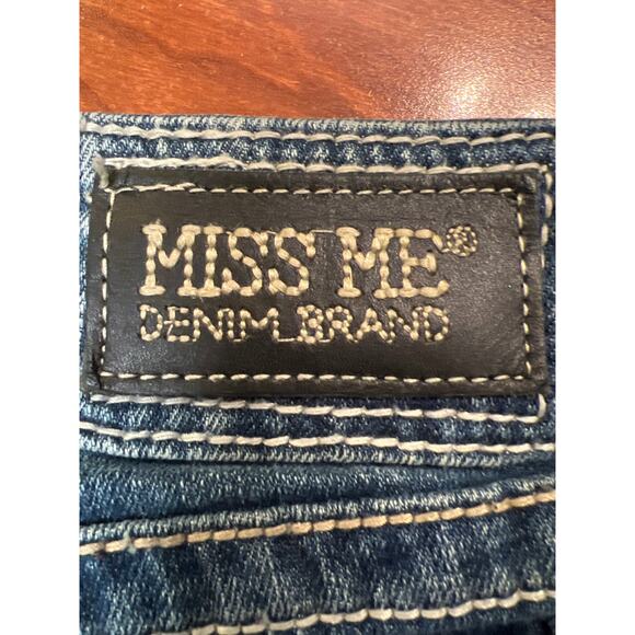 Miss Me Easy Straight  Dark Blue Jeans Size 29 & 32 inseam.‎ Sytle No JD1037ETL - Picture 6 of 8